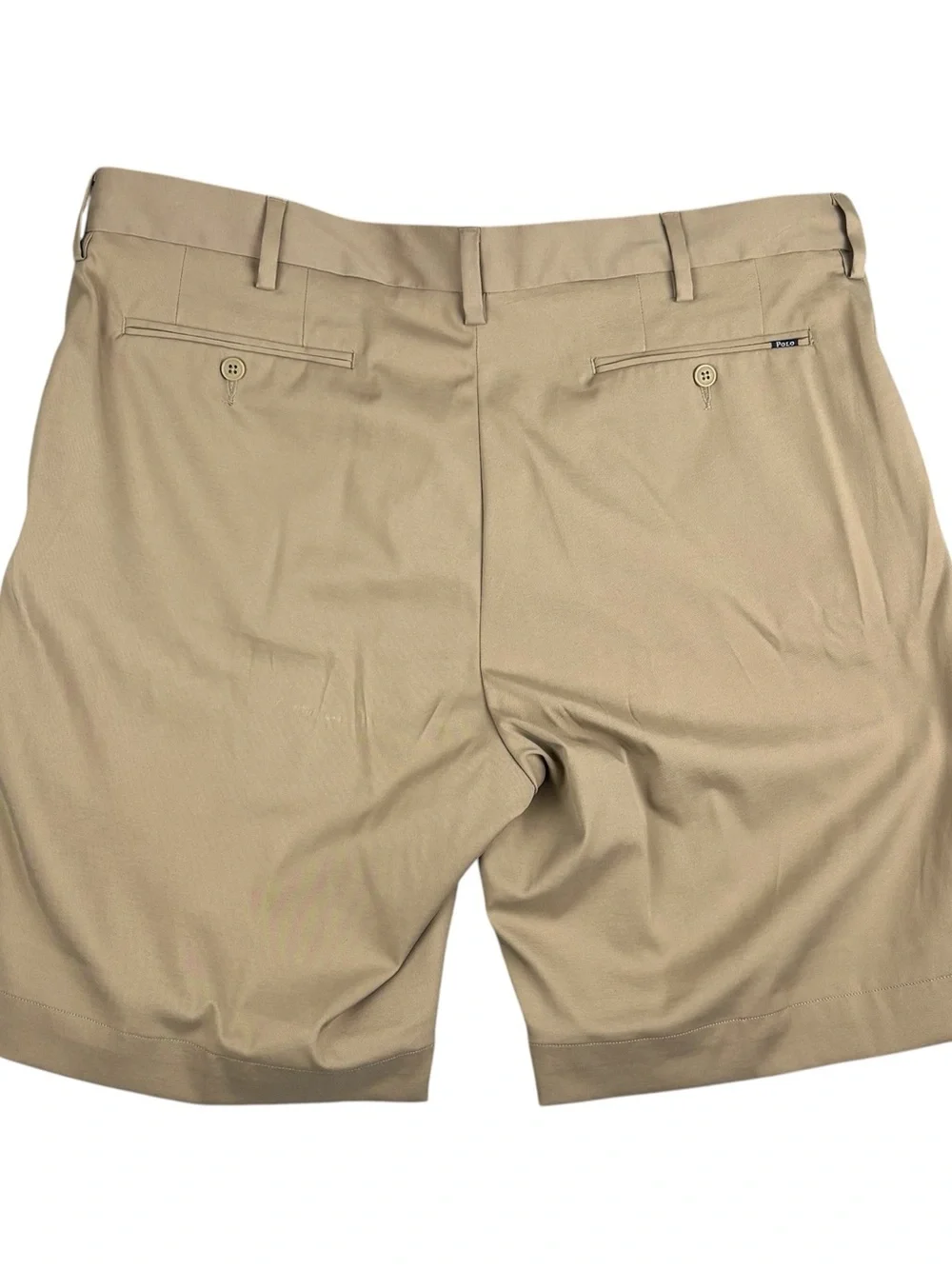 Polo Ralph Lauren Shorts Mens 38 Beige Brown Performance Stretch Classic Fit